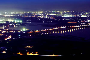 渥美半島の夜景